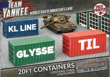 Modern: 20ft Shipping Containers (x3) - BB252