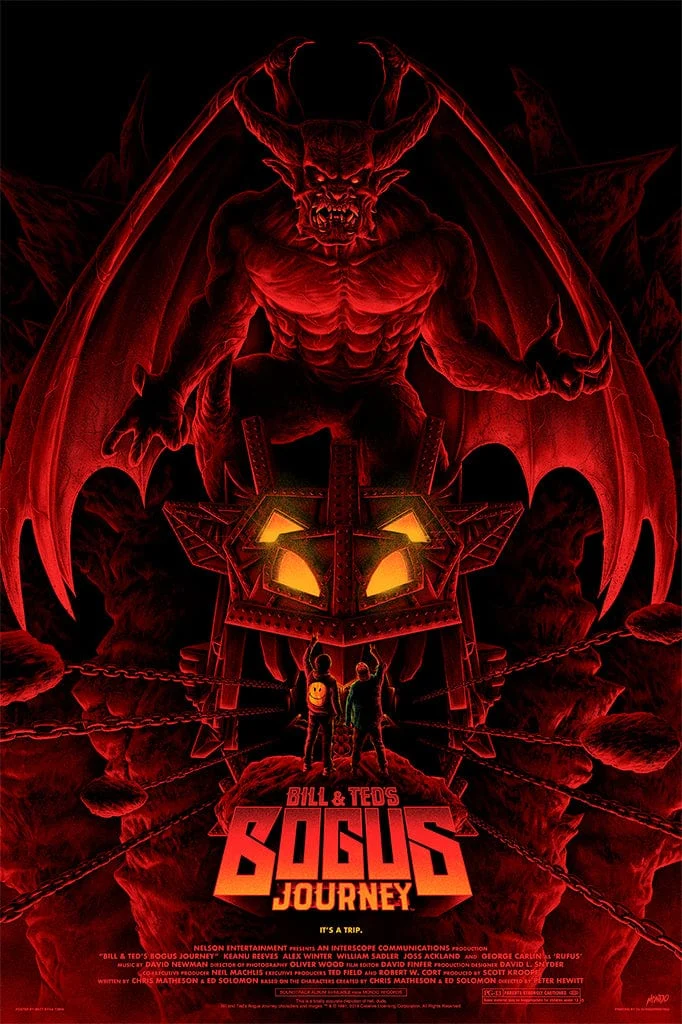 Bill and Ted's Bogus Journey Poster - Matt Ryan Tobin
