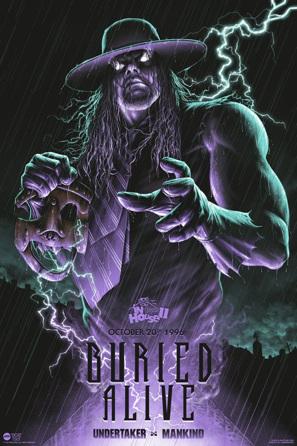 Buried Alive: Undertaker vs. Mankind Poster - Matt Ryan Tobin