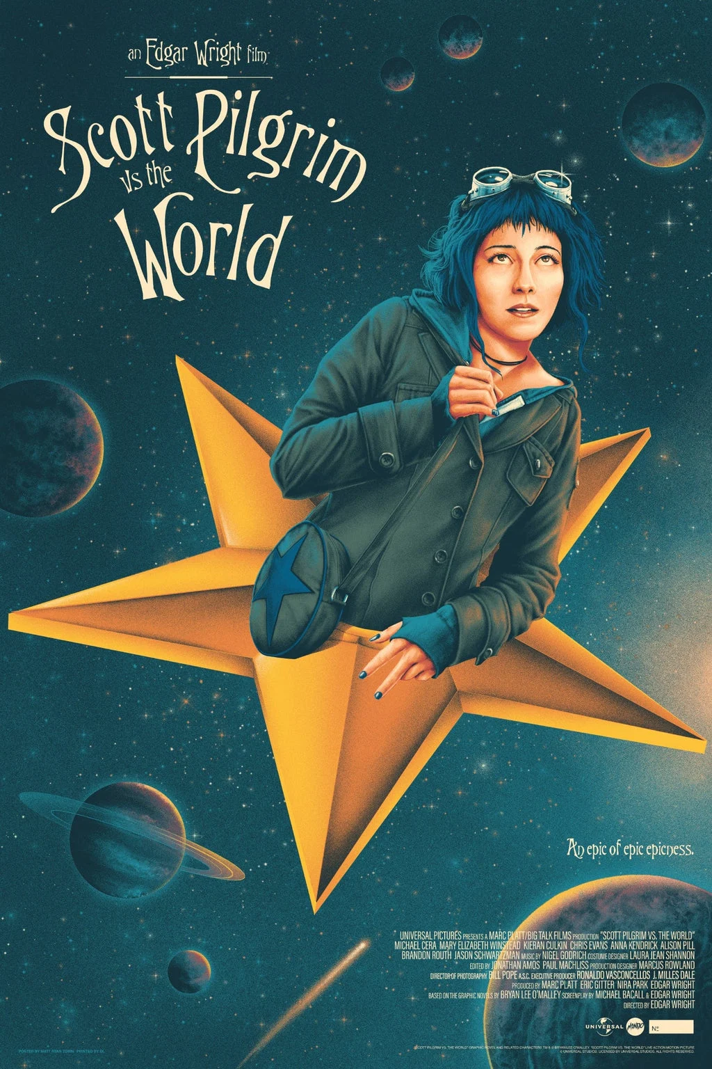Scott Pilgrim vs. The World (Blue Hair) - Poster