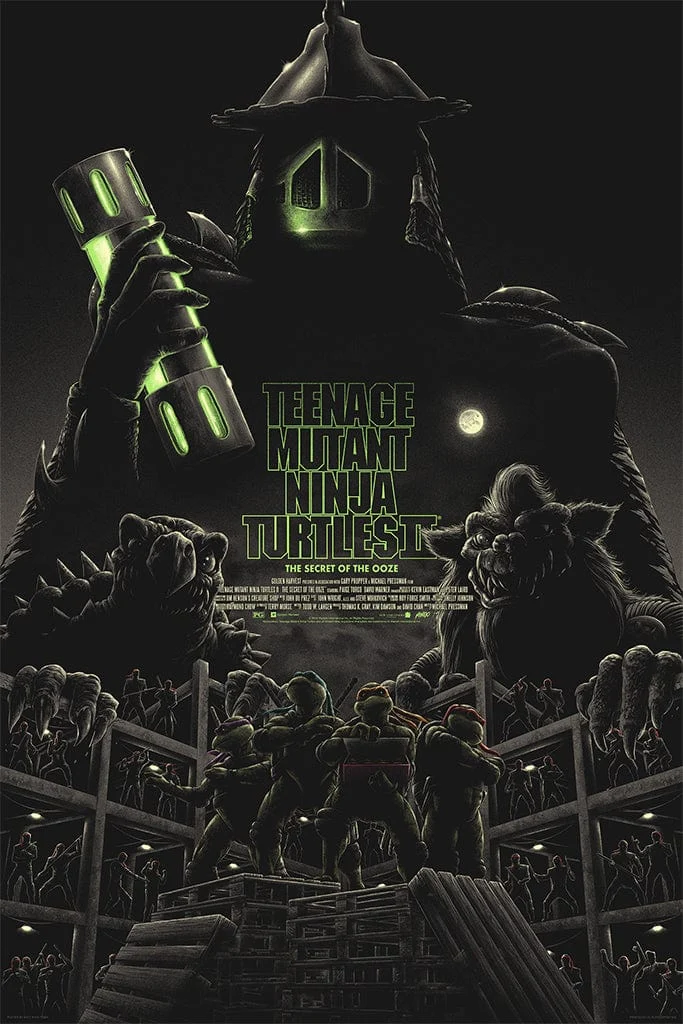 Teenage Mutant Ninja Turtles II: The Secret of the Ooze Poster - Matt Ryan Tobin