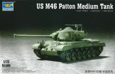 Trumpeter 7288 1/72 US M46 Patton Medium Tank