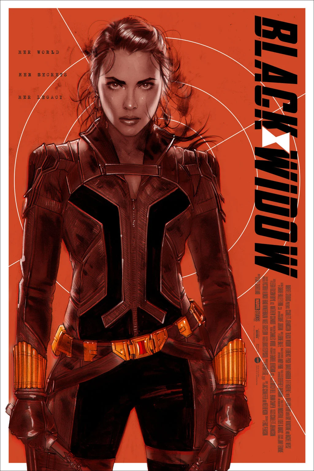 Black Widow Variant Poster - Tula Lotay