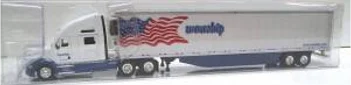 Kenworth T700 Sleeper Cab (White) W/ 53’ Dry Van Wanship Transportation Livery, 1:87 (HO) Scale Model - Trucks N Stuff