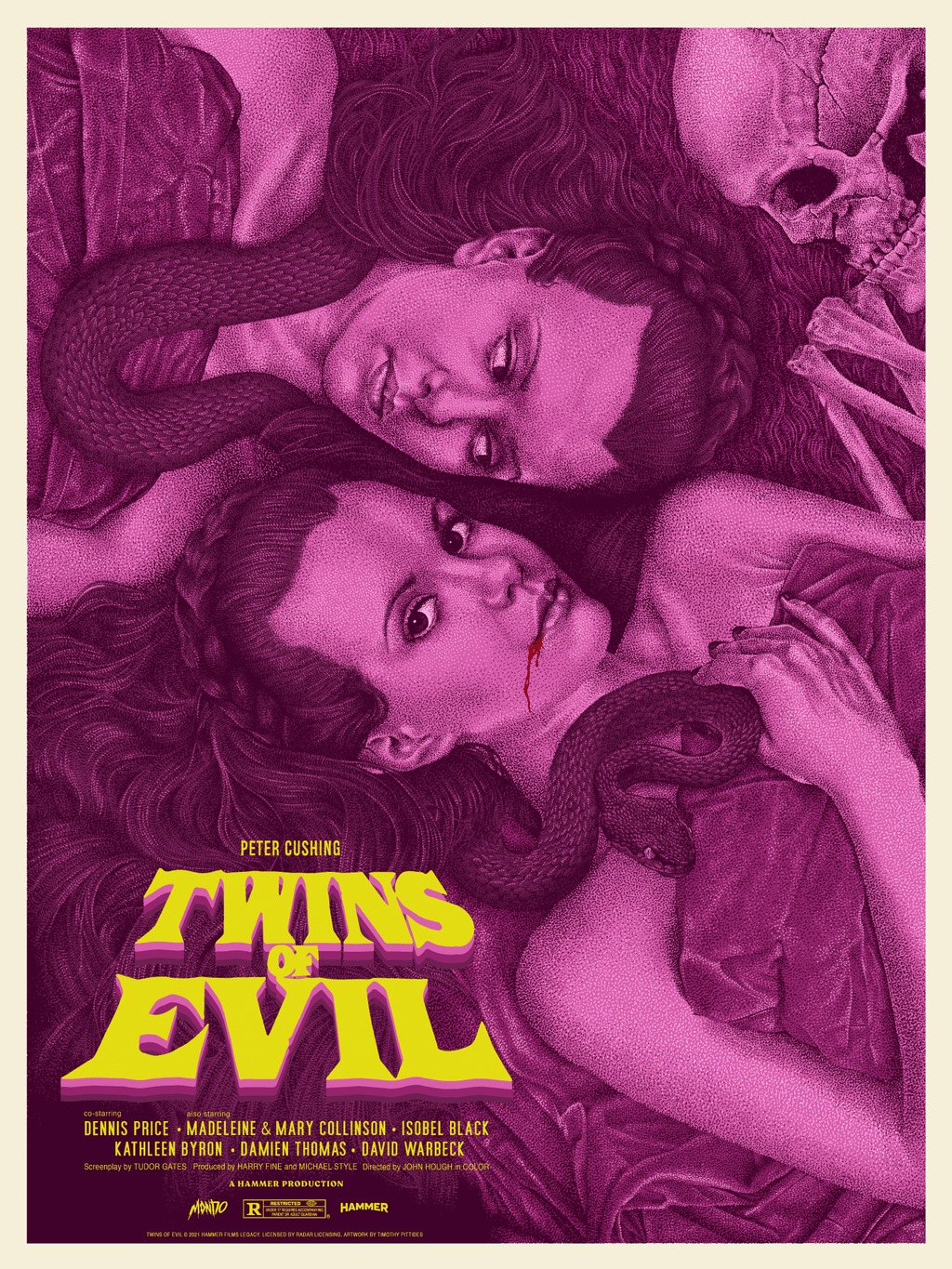 Twins of Evil Poster - Timothy Pittides