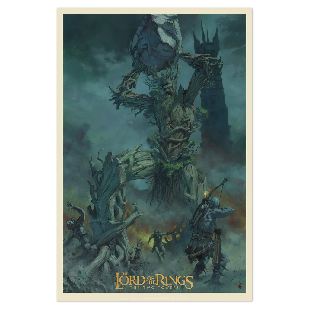 The Lord of the Rings: The Two Towers (Timed Edition) Poster - Riccardo Federici