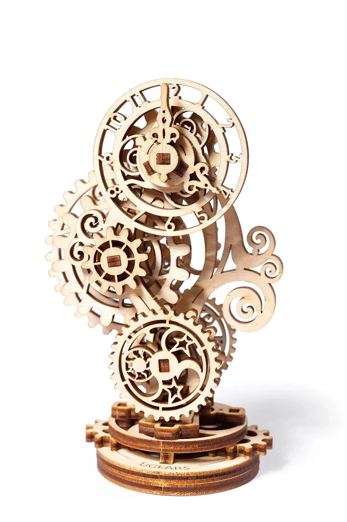 Steampunk Clock Model Kit - UGEARS