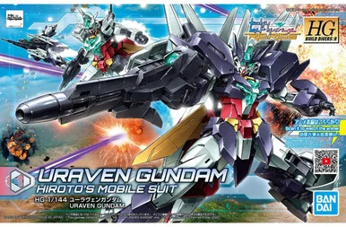 Bandai 5059223 #023 Uraven Gundam Hiroto's Mobile Suit HG 1/144 Plastic Model Kit