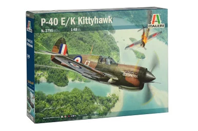 Italeri 2795 P-40 E/K Kittyhawk Fighter 1/48 Scale Model Kit