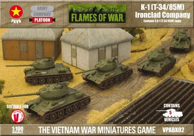 15mm K-1 T-34/85M Ironclad Company - VPABX02