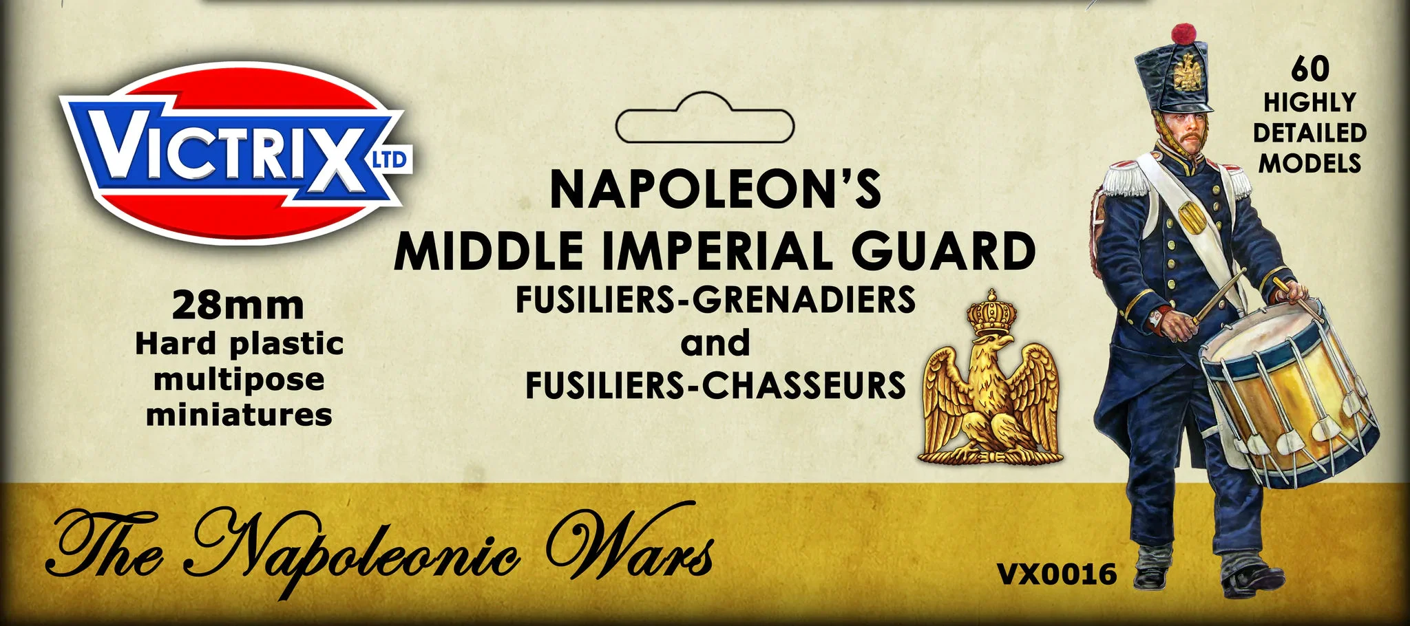 Napoleon’s Middle Imperial Guard, 28 mm Scale Model Plastic Figures - Victrix