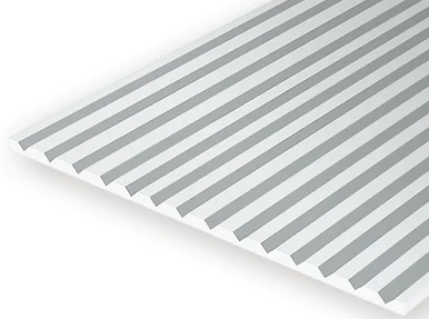 Evergreen Scale Models 4050 V-Groove Siding, .040 x 6 x 12 Sheet, .050 Spacing (1 Piece)