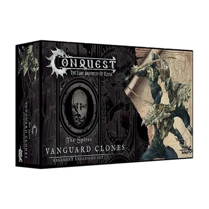 Conquest Spires Vanguard Clones, 38 mm Scale Model Plastic Figures - Para Bellum Games