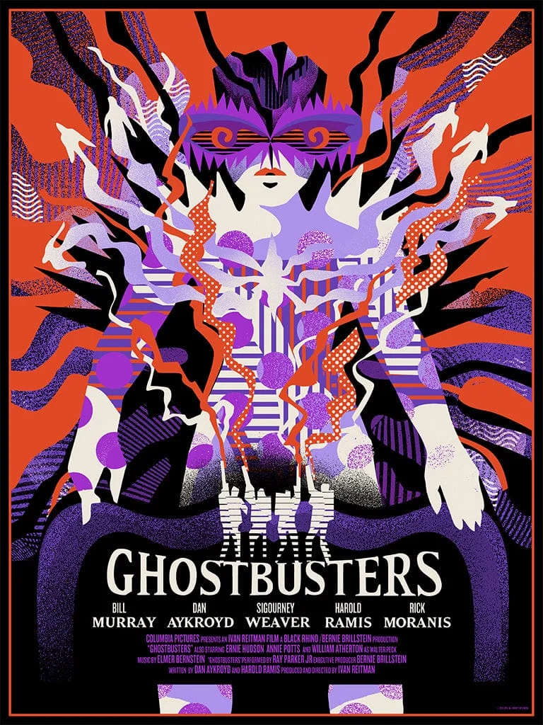 Ghostbusters Screenprinted Poster - We Buy Your Kids