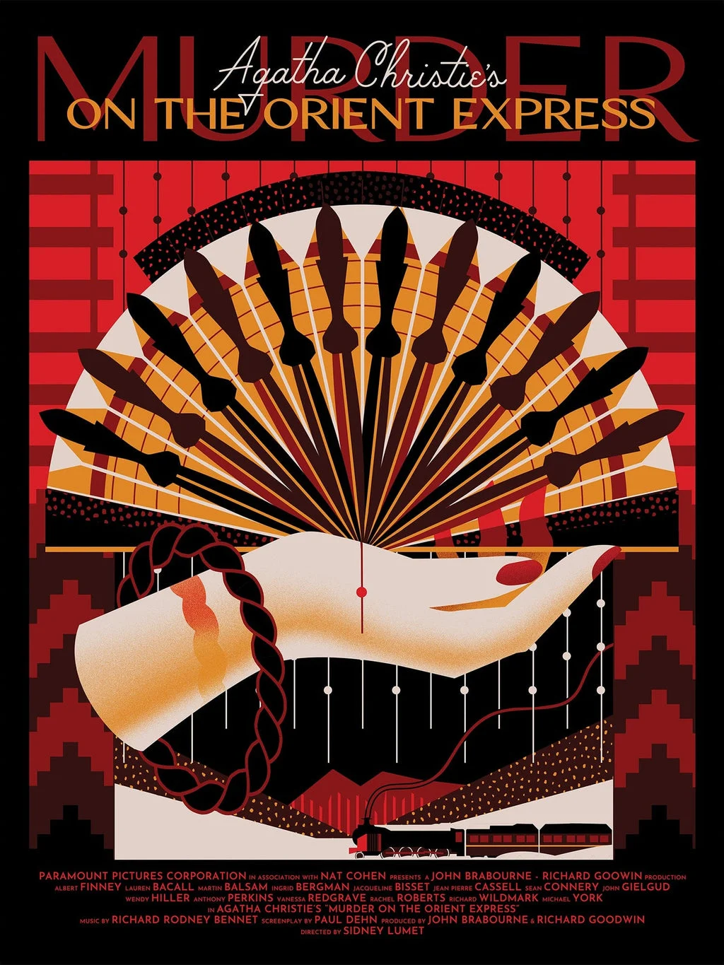 Black Dragon Press x Mondo #31: Murder on the Orient Express Poster - We Buy Your Kids