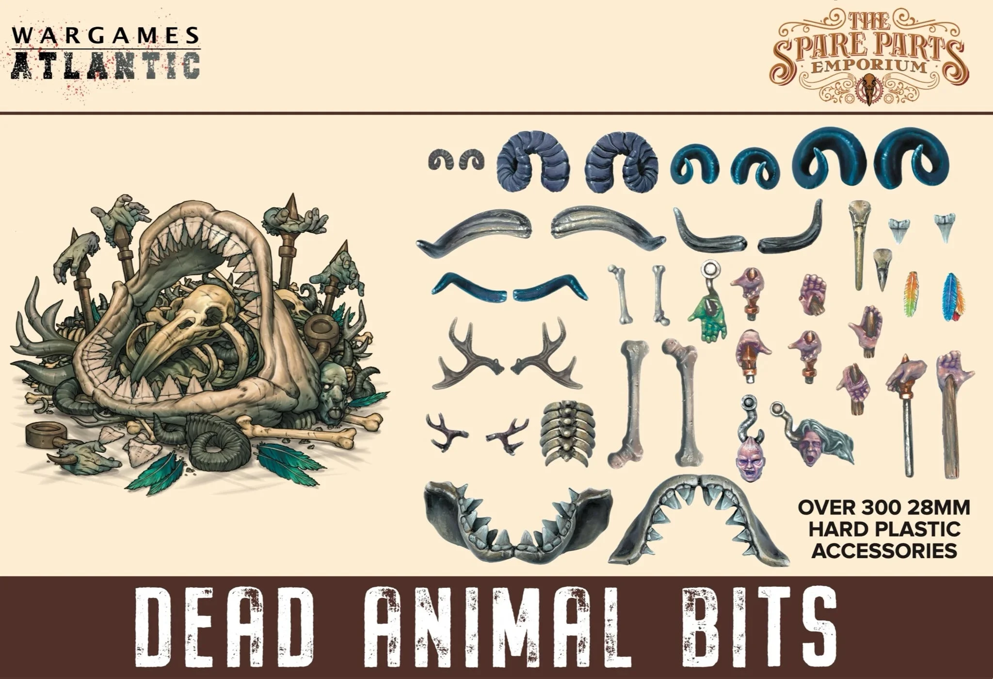 Dead Animal Bits 28mm Scale Model Plastic Accessories - Wargames Atlantic