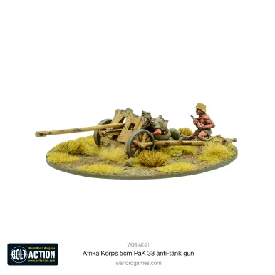 Bolt Action: Germans - Afrika Korps 5cm Pak38 Anti-Tank Gun