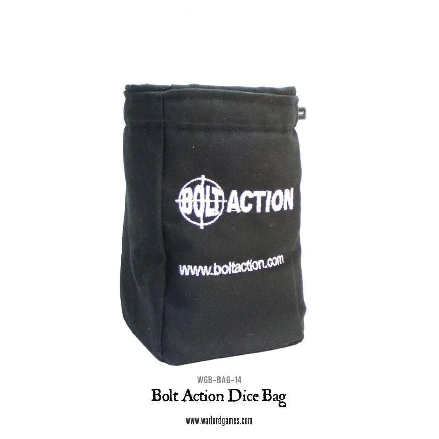 Bolt Action Dice Bag (Black) - Warlord Games
