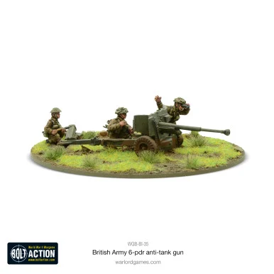 Bolt Action: British - British Army 6 Pounder Anti Tank Gun