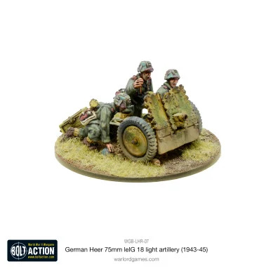Bolt Action: Germans - German Heer 75mm LEiG 18 Artillery