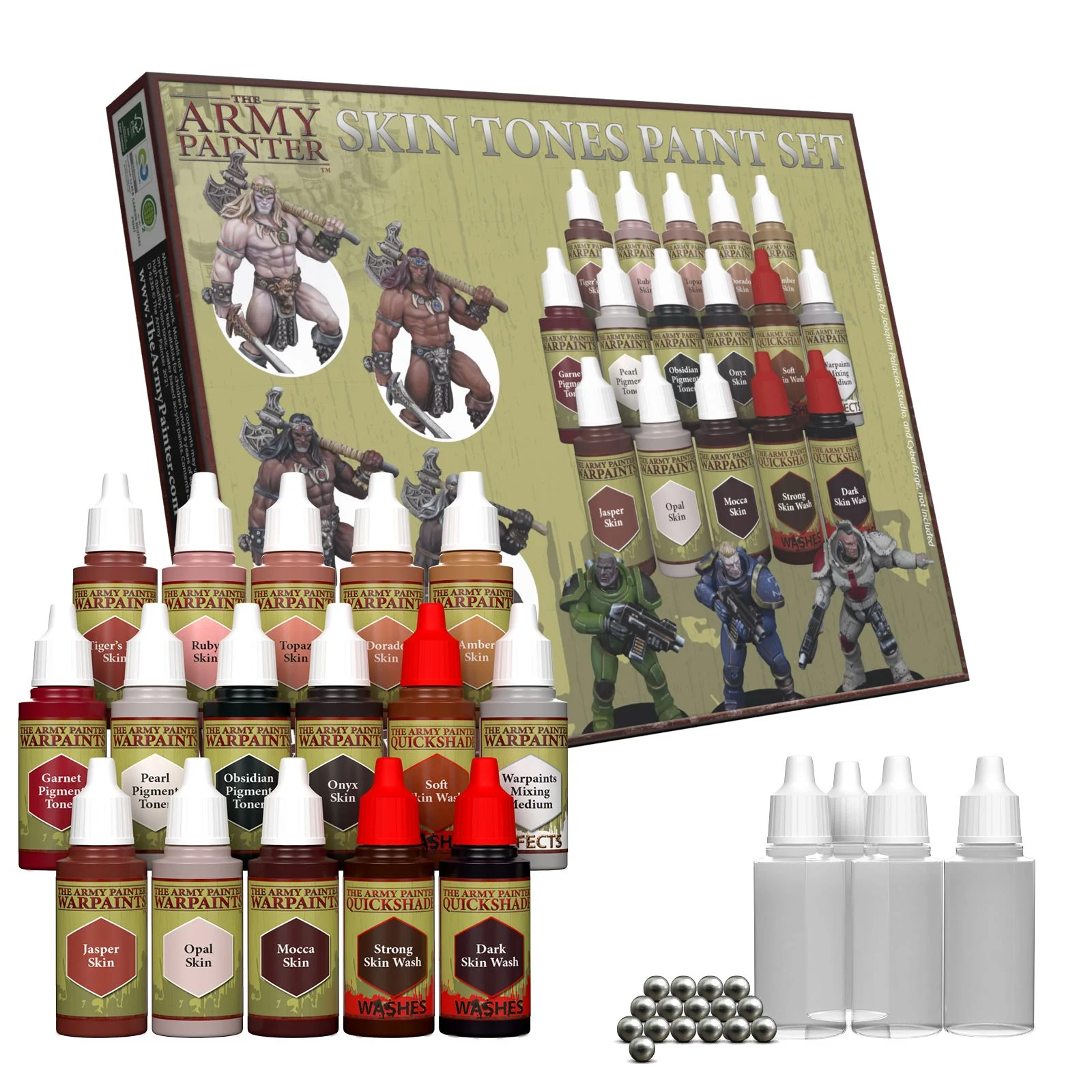 Warpaints Skin Tones Paint Set - The Army Painter