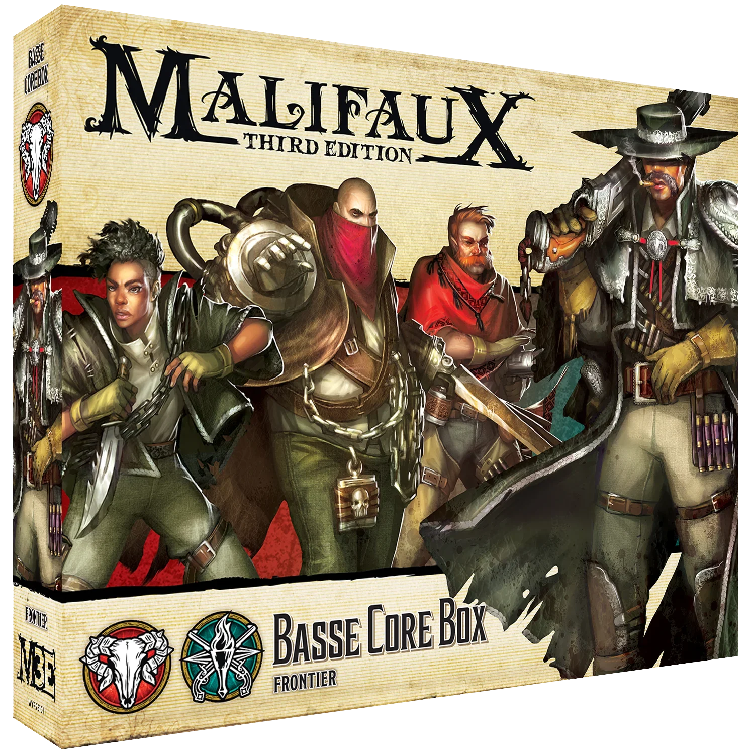 Malifaux (M3E) The Guild/Explorer’s Society “Master Cornelius Basse” Core Set, 32 mm Scale Model Plastic Figures - Wyrd Games