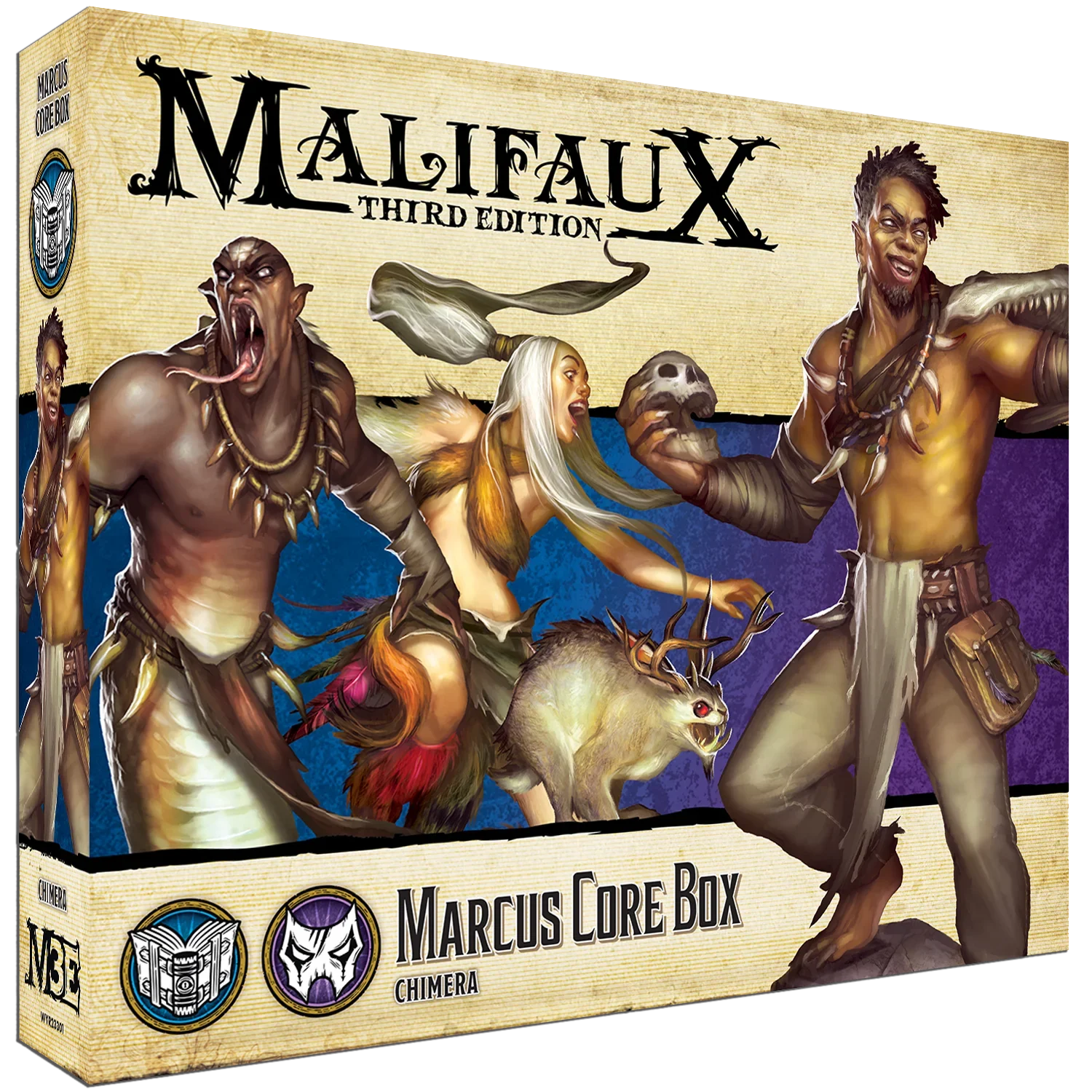 Malifaux (M3E) The Arcanists “Marcus Core Box”, 32 mm Scale Model Plastic Figures - Wyrd Games