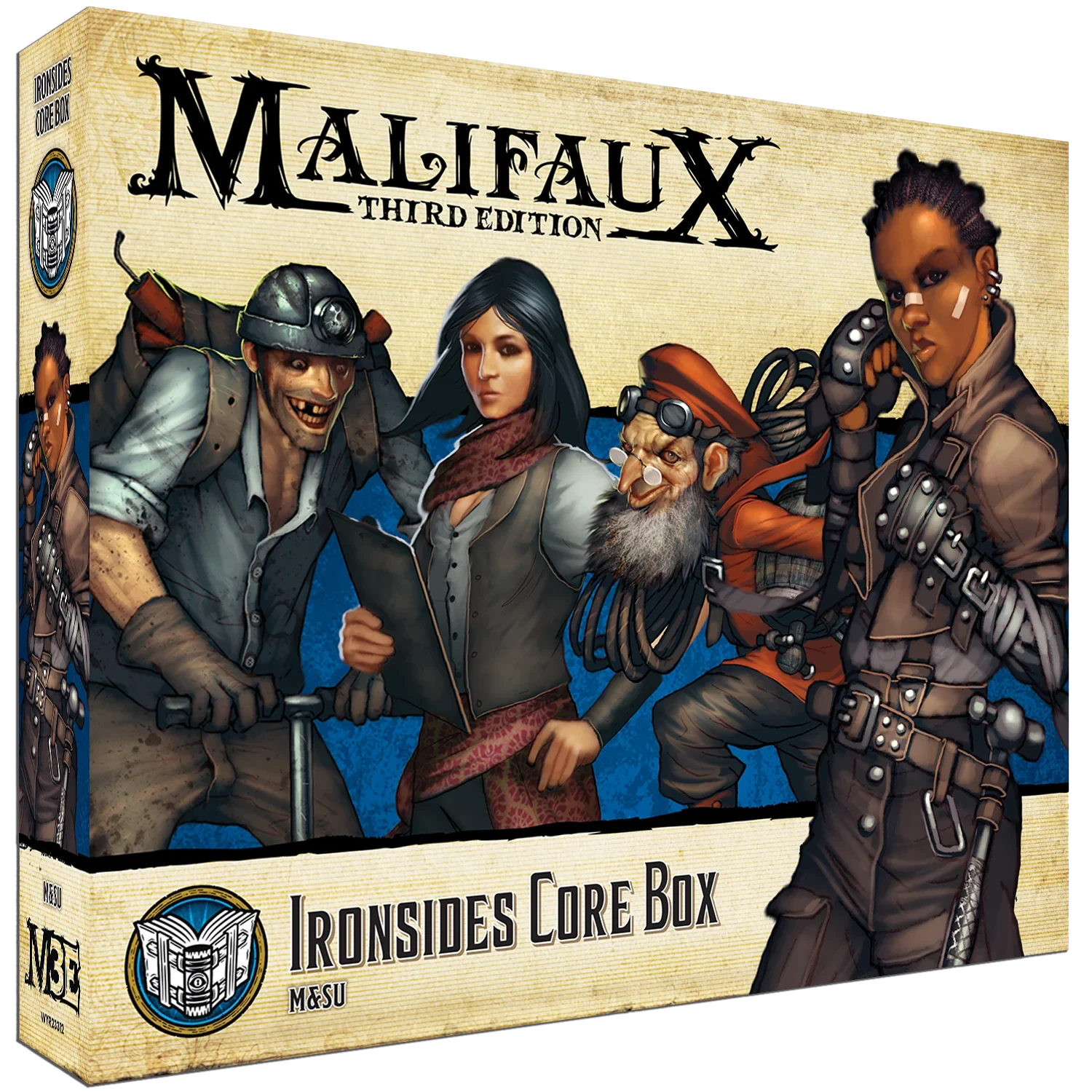 Malifaux (M3E) The Arcanists “Ironsides Core Box”, 32 mm Scale Model Plastic Figure - Wyrd Games