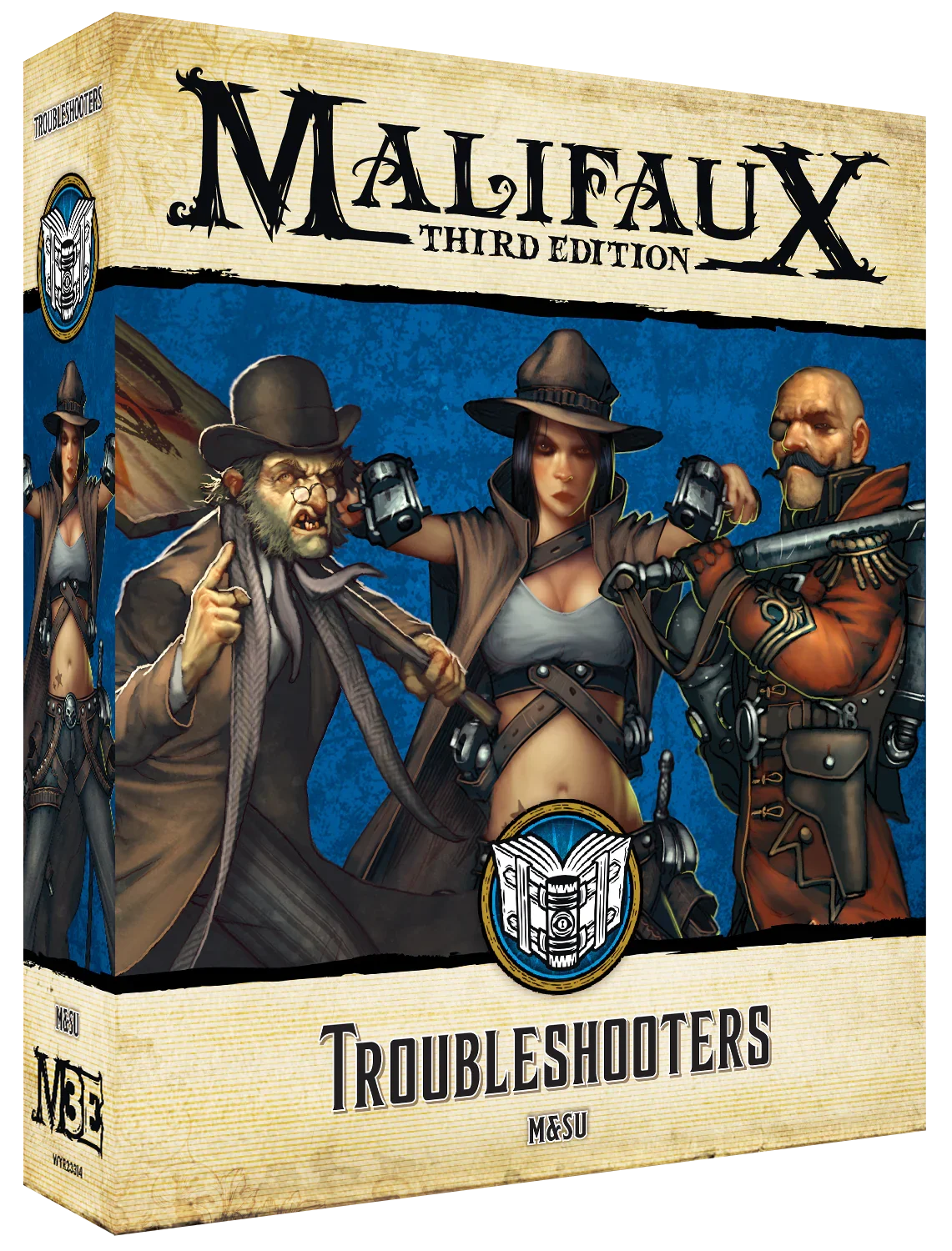 Malifaux (M3E) The Arcanists “Troubleshooters”, 32 mm Scale Model Plastic Figure - Wyrd Games