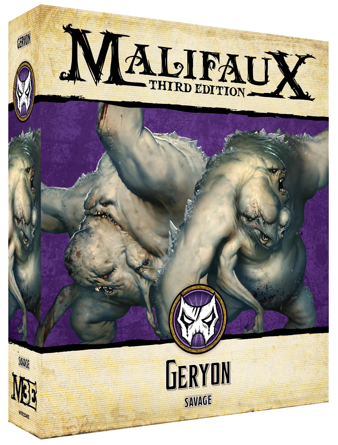 Malifaux (M3E) The Neverborn “Geryon”, 32 mm Scale Model Plastic Figures - Wyrd Games