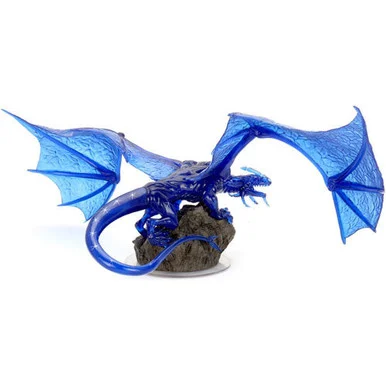 Wizkids 96019 Dungeons & Dragons Icons of the Realms: Sapphire Dragon Premium Figure