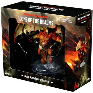 Wizkids 96034 Dungeons & Dragons Icons of the Realms: Orcus, Demon Lord of Undeath Premium Figure