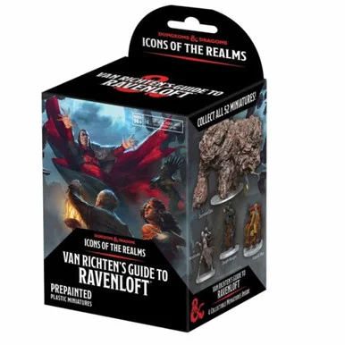 Wizkids 96066 Dungeons & Dragons Icons of the Realms: Van Richten`s Guide to Ravenloft Booster Box