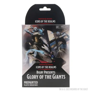 Wizkids 96262 Dungeons & Dragons Icons of the Realms: Bigby Presents Glory of the Giants Booster Box