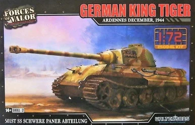 Forces of Valor 873002A: German King Tiger Henschel Turret, 1:72