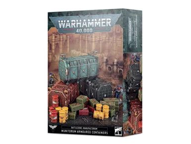 Warhammer 64-98 Warhammer 40,000: Battlezone Manufactorum: Munitorum Armoured Containers