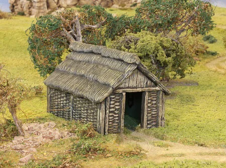 Wattle Timber Outbuilding 28 mm Scale Scenery - Renedra Limited