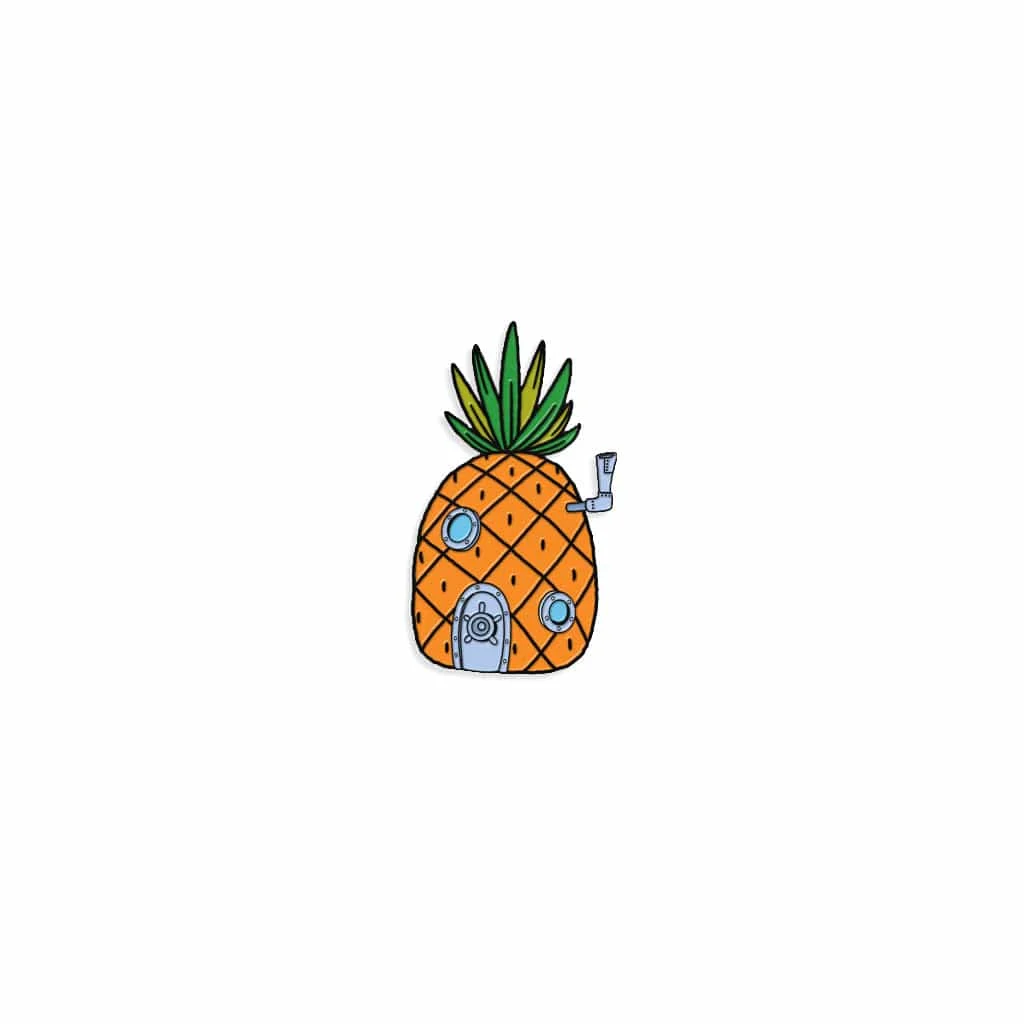 Pineapple Under the Sea Enamel Pin - Florian Bertmer