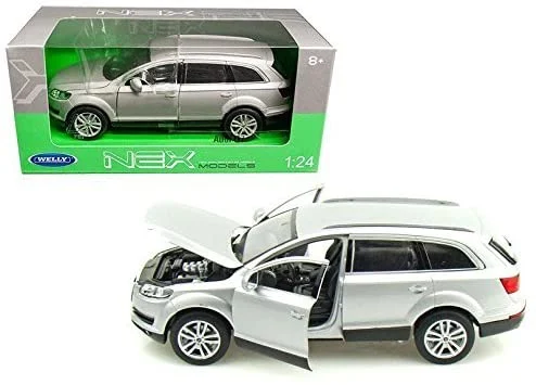 Audi Q7 2009 (Silver) 1:24 Scale Diecast Car - Welly