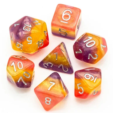 Foam Brain Games 2336 Wyldfire RPG Dice Set - FoamBrain