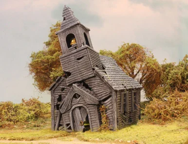 SCENERY: 28mm Ramshackle Barn - RENRNRB