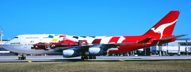 Qantas Boeing 747-400 "Formula 1" Reg: VH-OJC XX40715 Scale 1:400