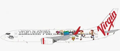 Virgin Australia Boeing 737-800 Reg: VH-YFY XX40900 1:400