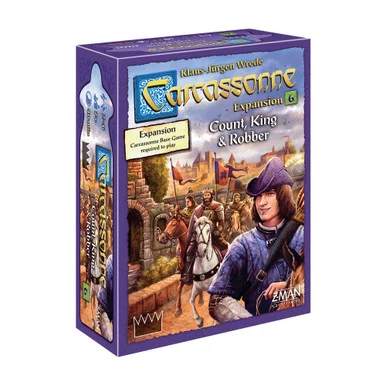 Z-Man Games ZM7816 Carcassonne Expansion 6 Count, King and Robber