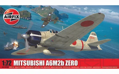 Airfix A01005B Mitsubishi A6M2b Zero 1/72 Scale Model Kit - Airfix Models