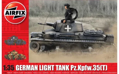 Airfix A1362 German Light Tank Pz.Kpfw.35(t) 1/35 Scale Model Kit - Airfix Models