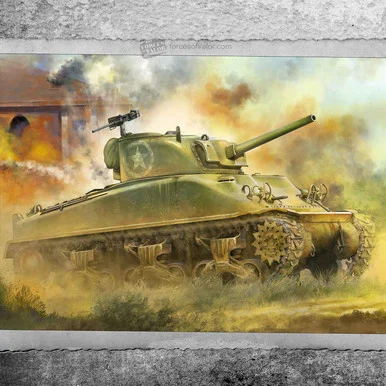 Forces of Valor 873004A US M4A1 Sherman, 1/72