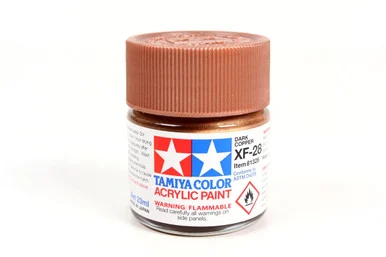 Tamiya 81328 XF-28 Dark Copper Acrylic 23Ml