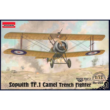 Roden 52 Sopwith TF.1 Camel Trench Fighter 1/72 Scale Model Kit