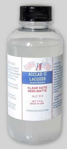 Alclad II 312 4oz. Bottle Clear Coat Semi Matte